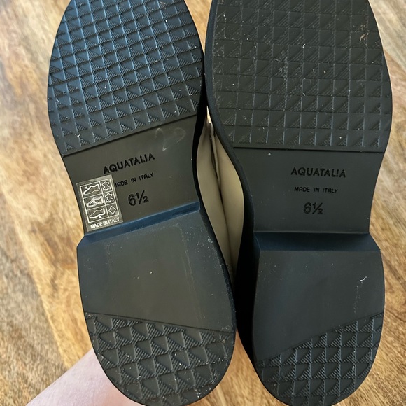 Aquatalia Maura Abrasivato Loafer in Ivory Size 6.5 - Picture 8 of 9